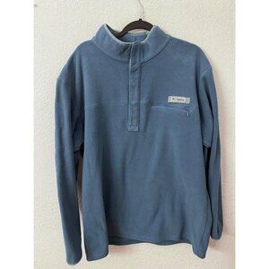 Columbia harborside blue fleece pullover mens size XXL